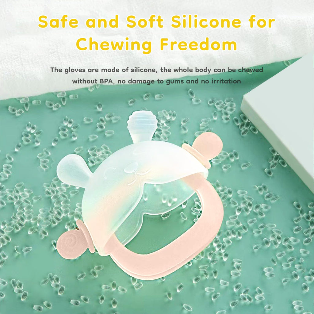Baby Mitten Teether Toy for 3–12 Months