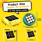 4-in-1 Electronic Tic Tac Toe Handheld Game Console