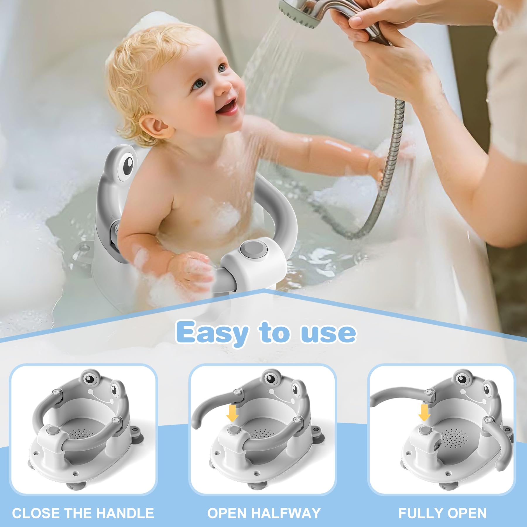 Non-Slip Baby Bath Seat for Babies