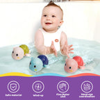 Cute Swimming Turtles Wind Up Toys for Baby Toddlers 1+ Years Old