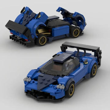 317-Piece Building Block Model Assembly Toy Set for Kids – Blue