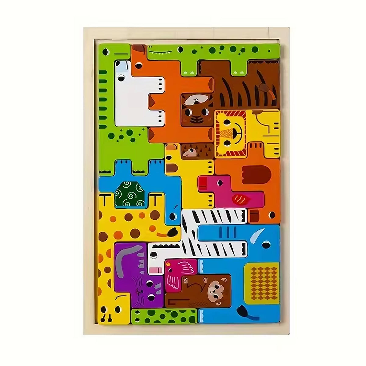 Wooden Tangram Puzzle Set