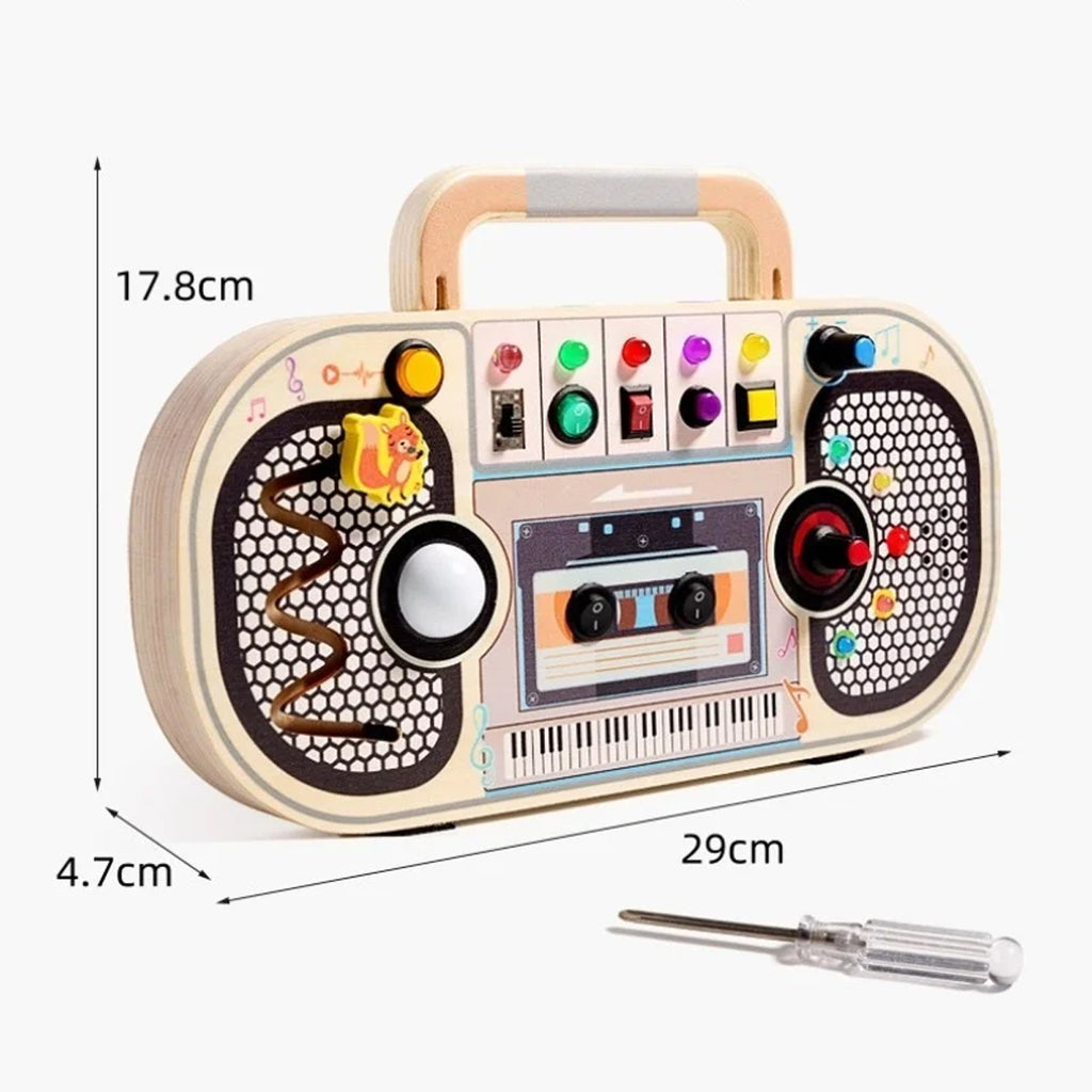 Montessori Wooden Switch Busy Board