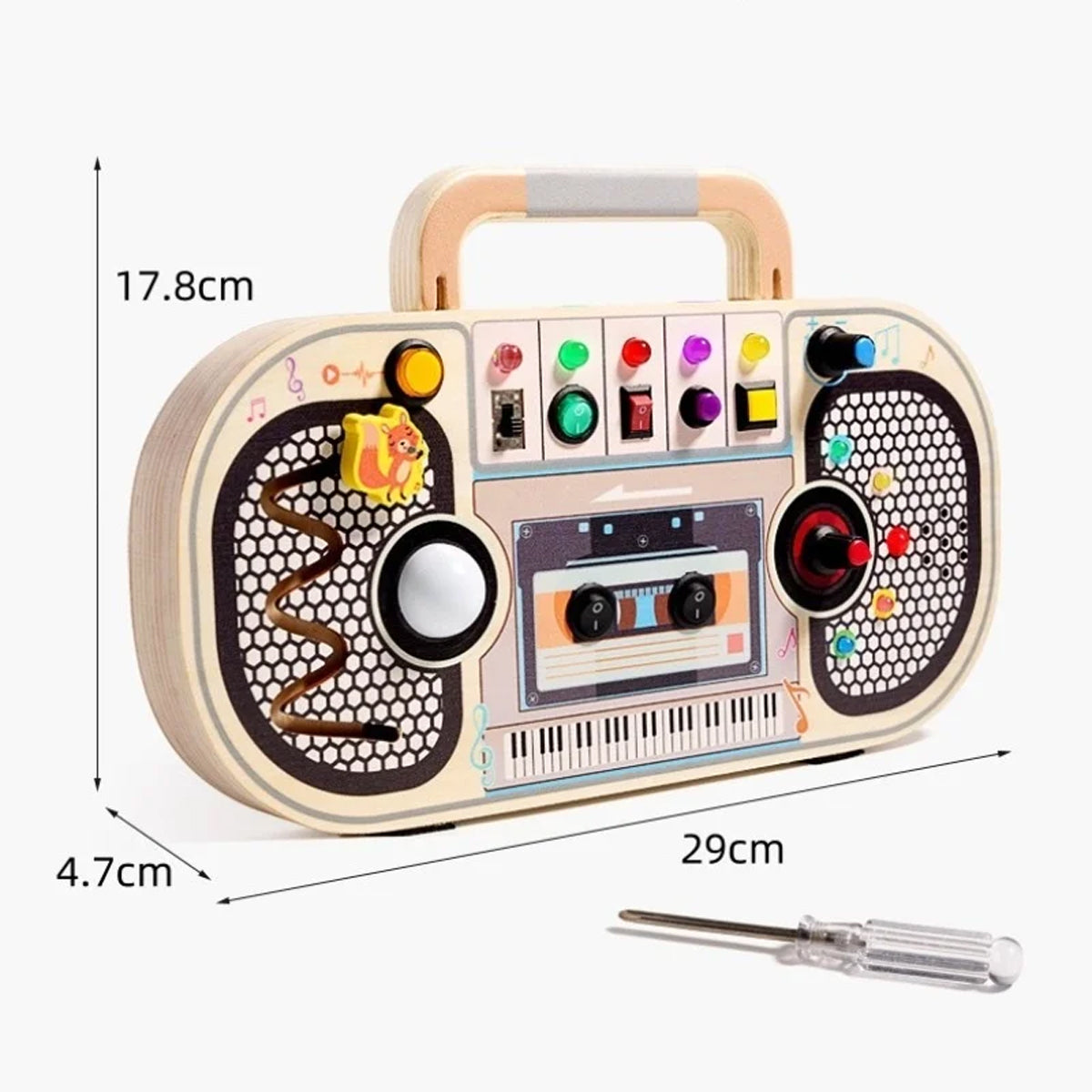 Montessori Wooden Switch Busy Board
