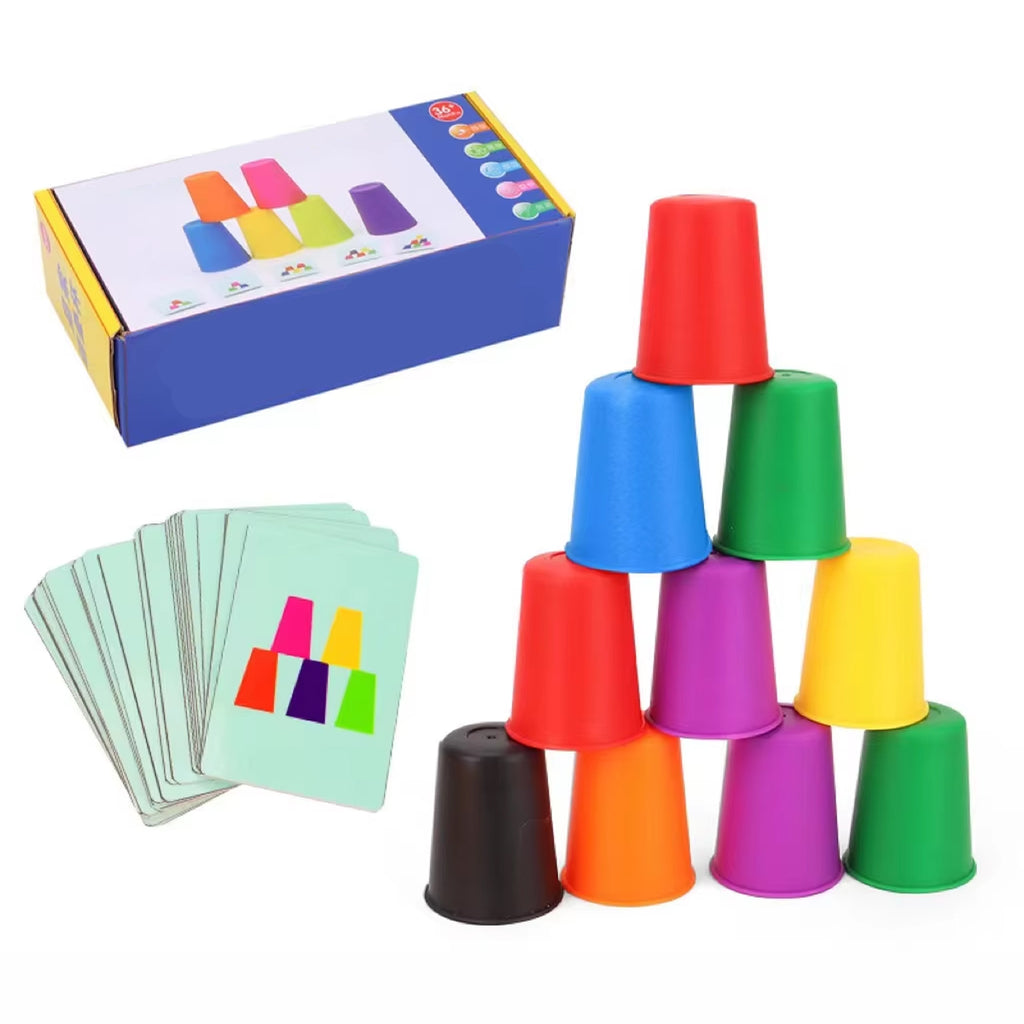 Mini Stack Cup Game With Card