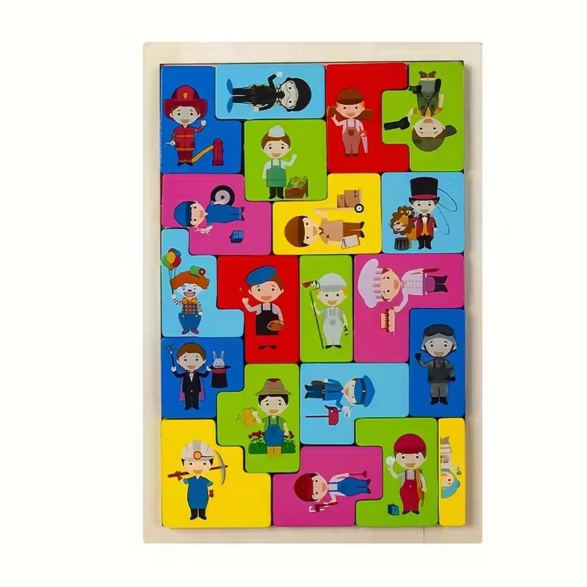 Wooden Tangram Puzzle Set