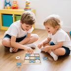 Wooden Tic Tac Toe Game Board