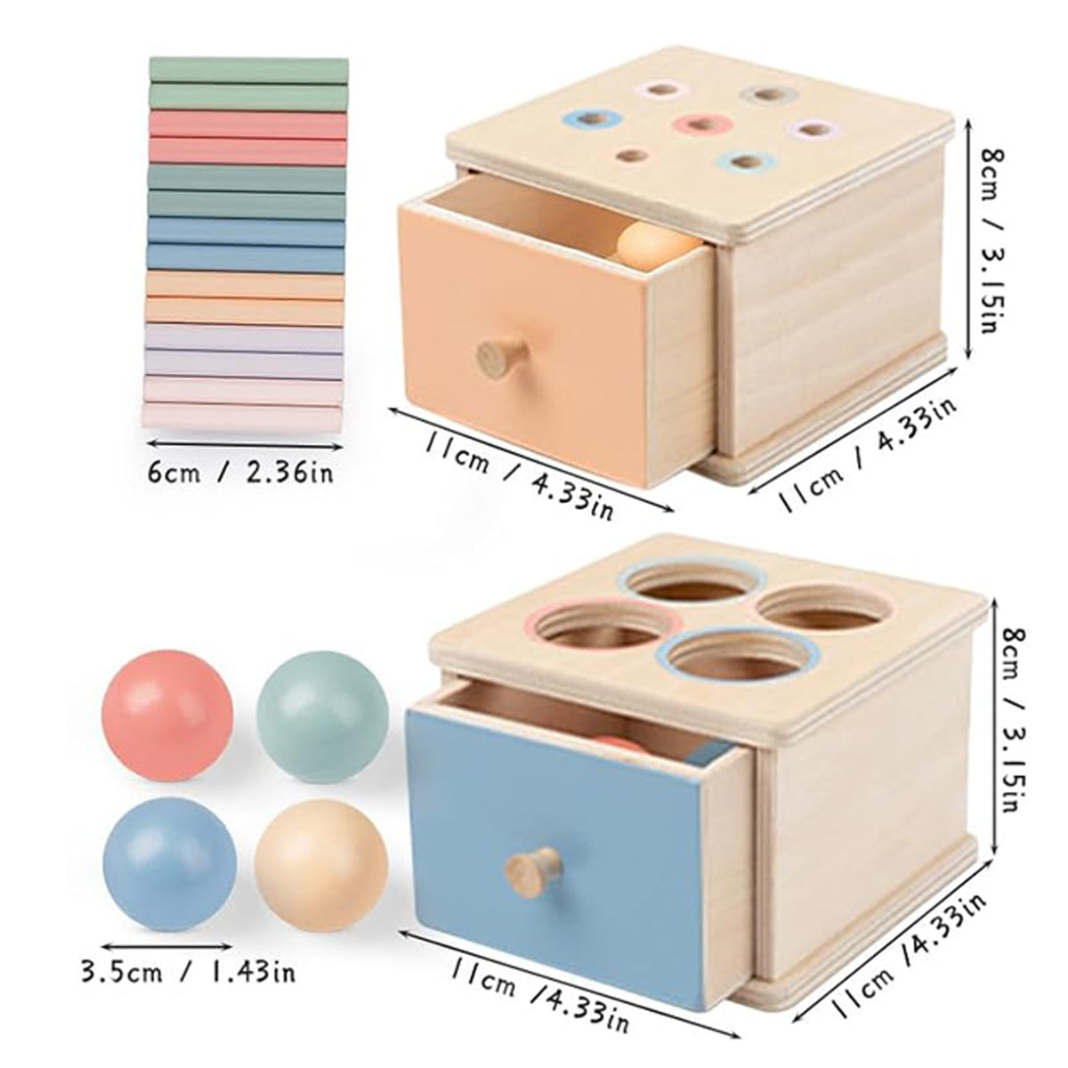 Montessori Object Permanence Box