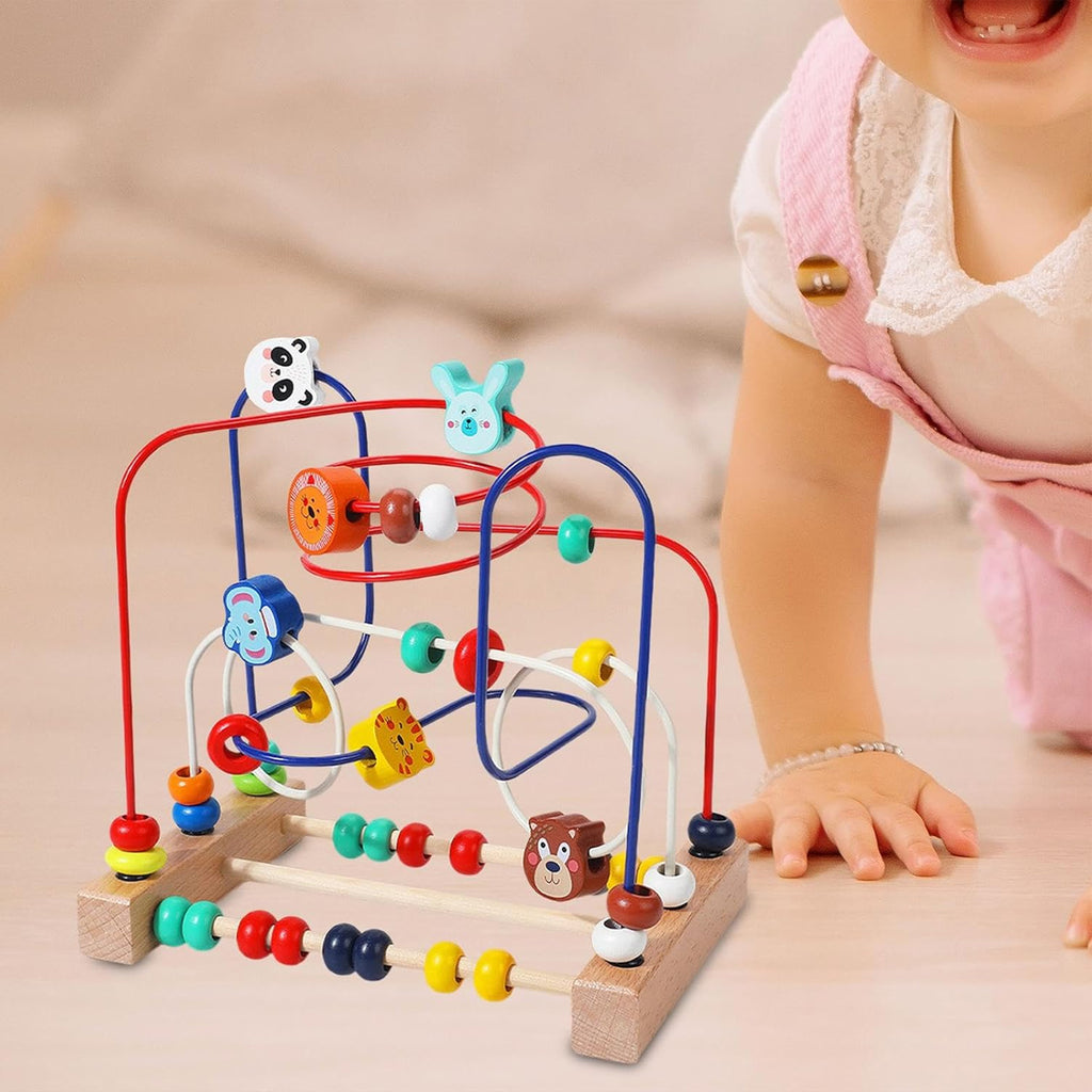 Wooden Bead Maze Toy