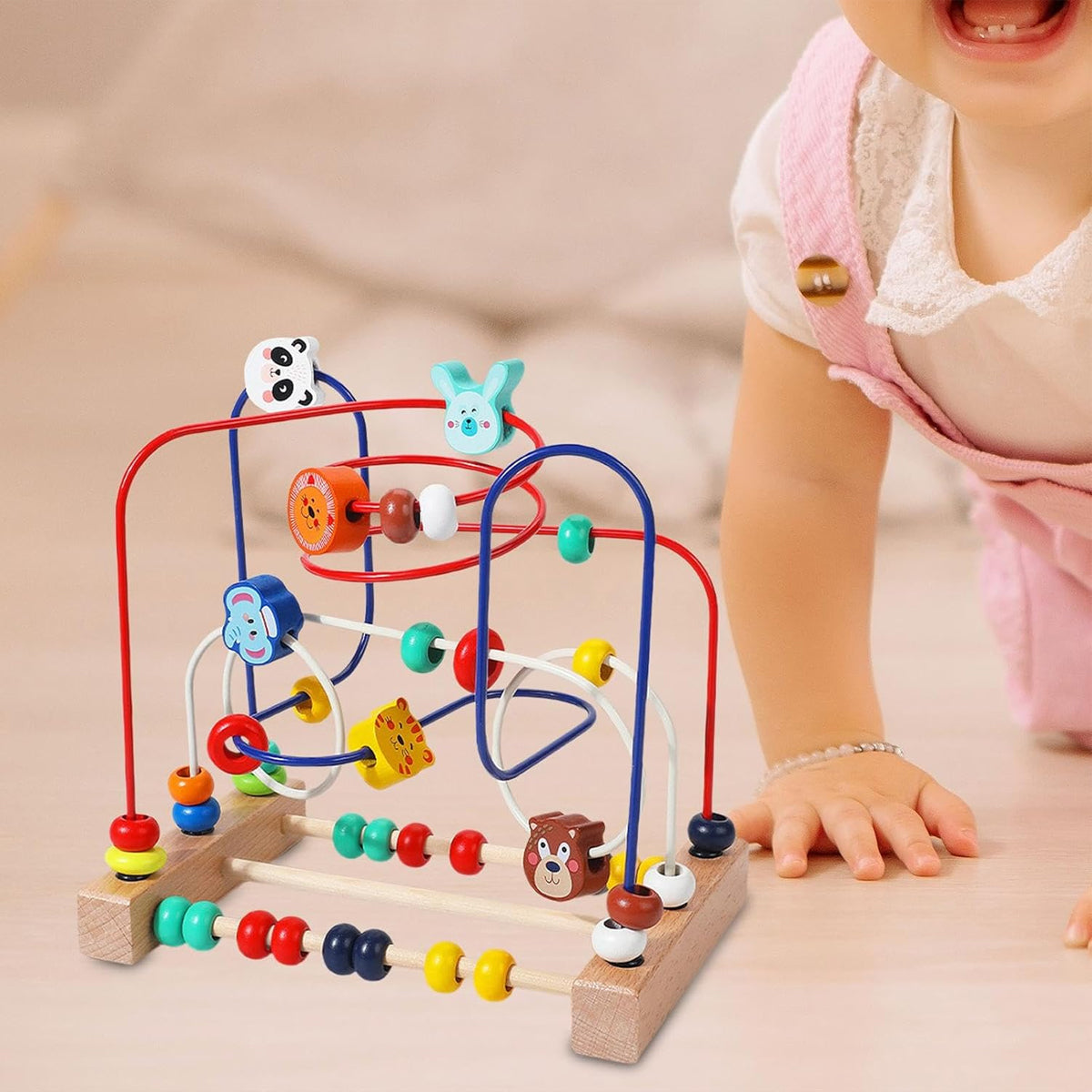 Wooden Bead Maze Toy