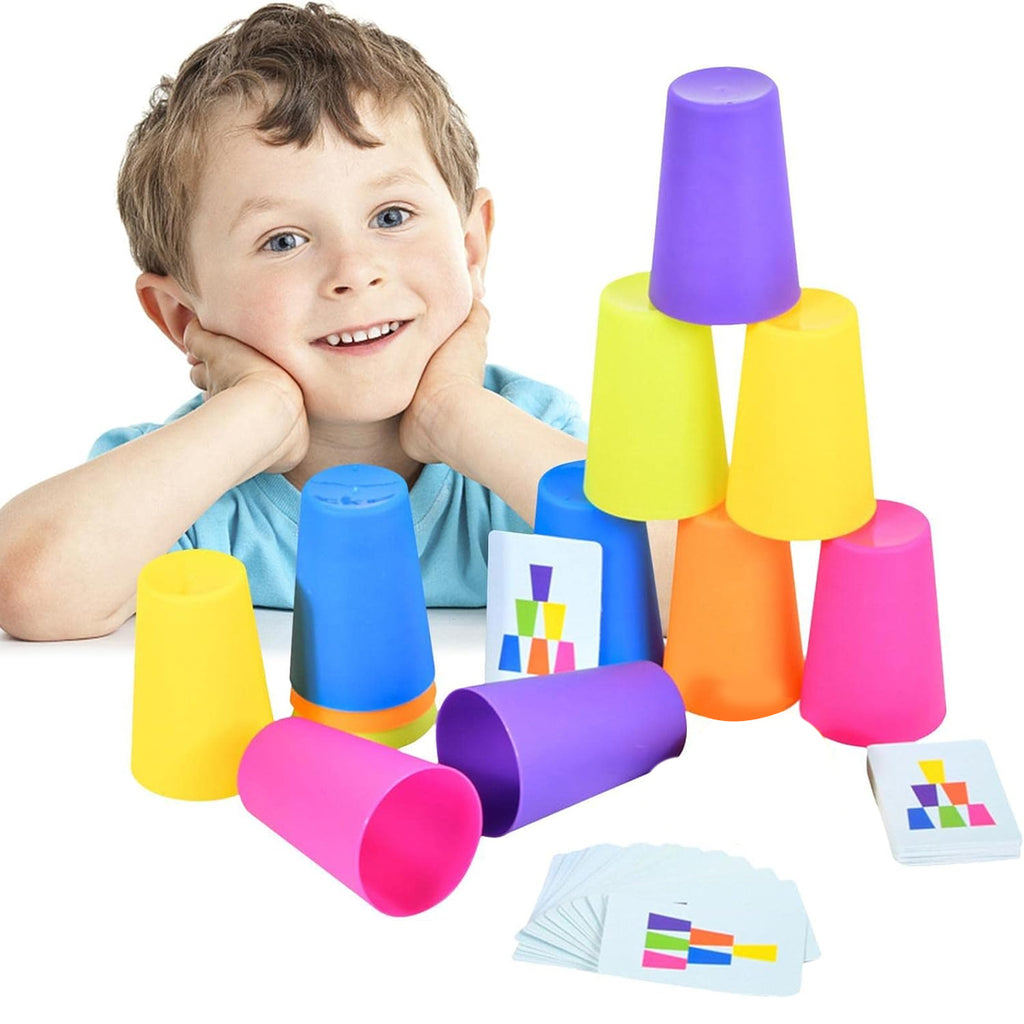 Mini Stack Cup Game With Card