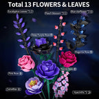 9-In-1 Flower Bouquet Building Block Set For Gifting