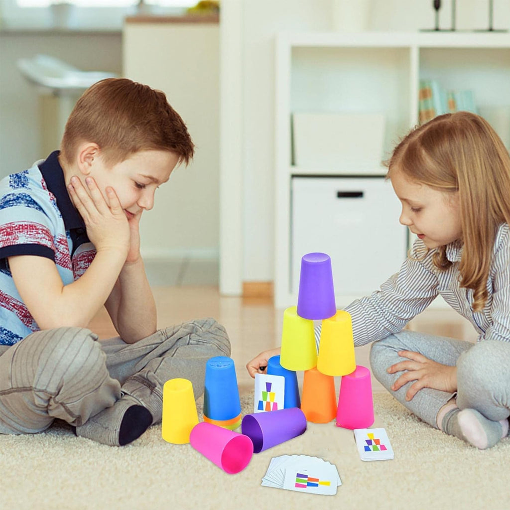 Mini Stack Cup Game With Card