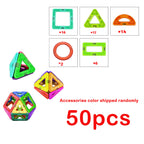 Magnetic Building Tile Puzzle Set, 50 Pieces, Ages 3+