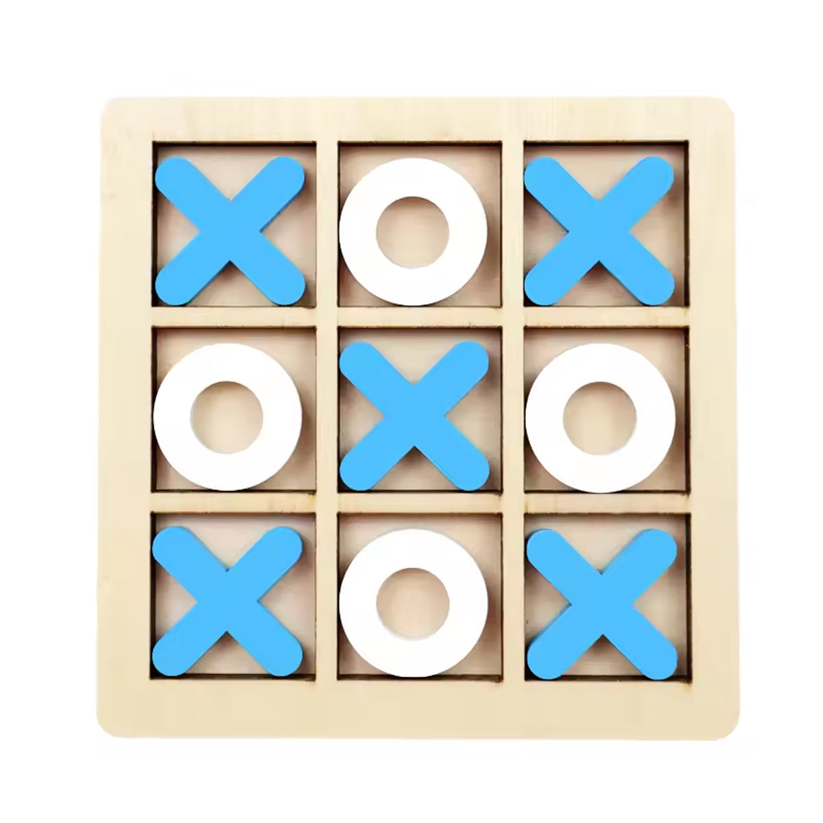 Wooden Tic Tac Toe Game Board