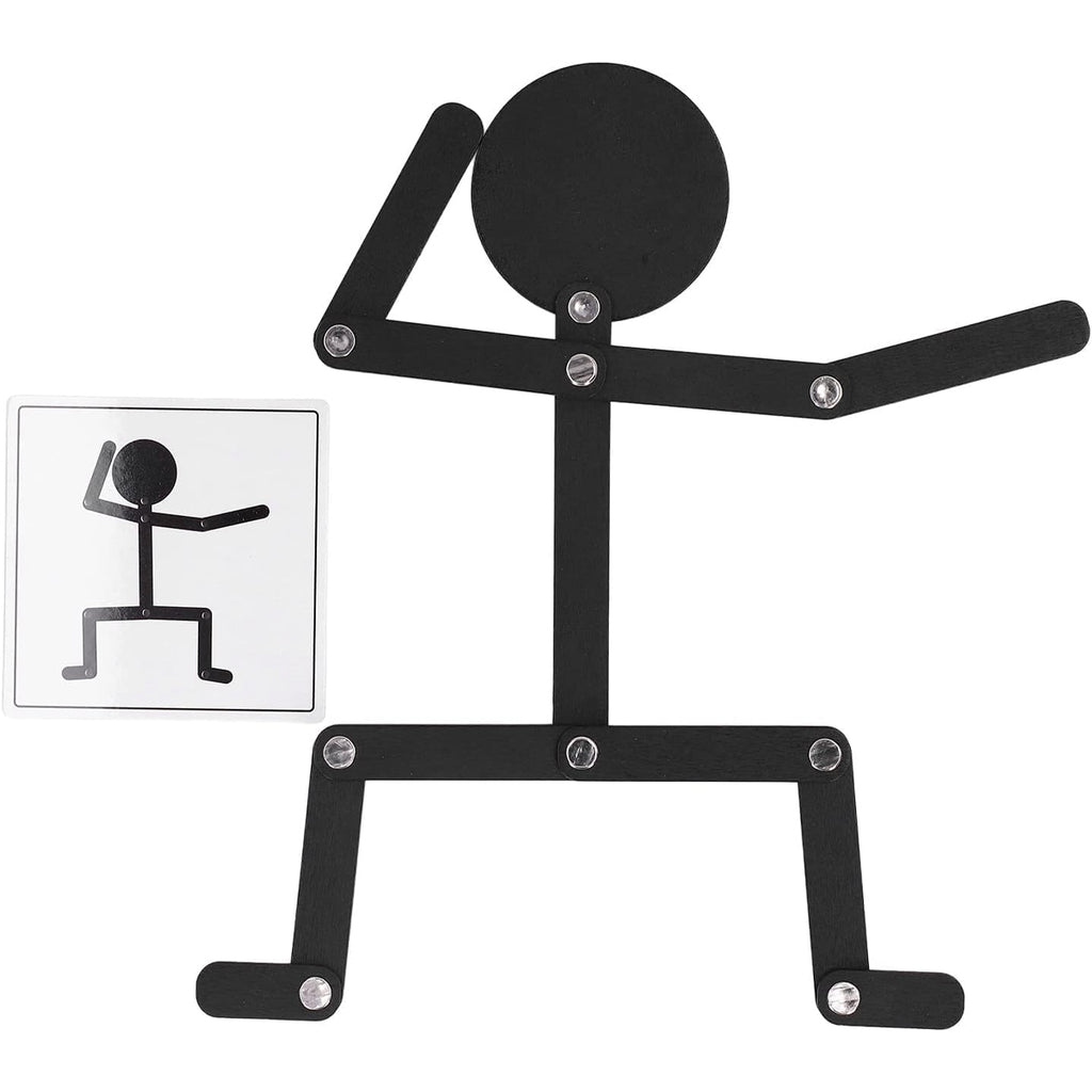 Wooden Stickman Puzzle Game Set