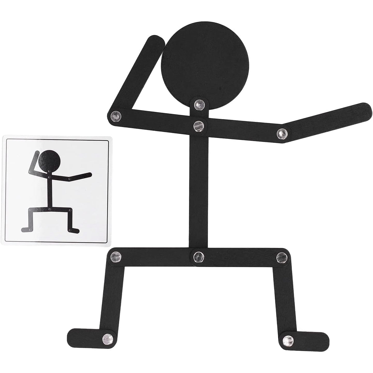 Wooden Stickman Puzzle Game Set