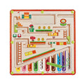 Magnetic Color & Number Maze