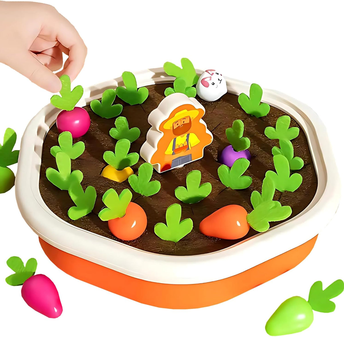 Montessori Carrot Harvest Toy