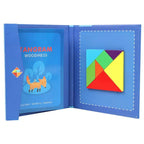 Magnetic Wooden Tangram Puzzle Set