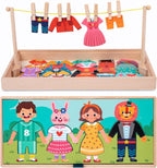 Wooden Dress-Up Puzzle Game –