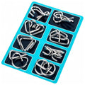 Metal Wire Puzzle Brain Teaser Set