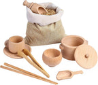 Montessori Wooden Kitchen Play Set