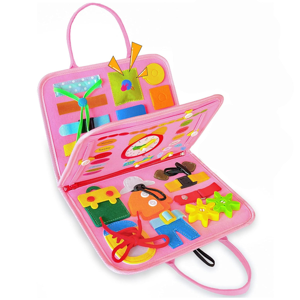 Montessori Busy Board for Toddlers