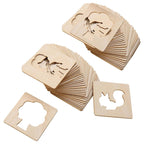 Wooden Drawing Stencils for Kids
