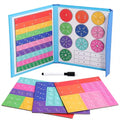 Magnetic Fraction Tiles Set