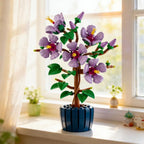 Hibiscus Bonsai Flower Building Block Set, 660 Pieces