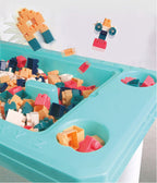 Building Blocks Set with Storage Box Classic Brick Toy for Kids Ages 3+