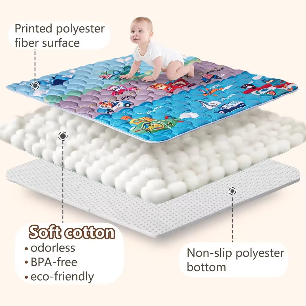 Soft Baby Play Mat Non-Slip Washable