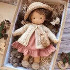 Handmade Soft Doll For Imaginative Play, Ages 3+