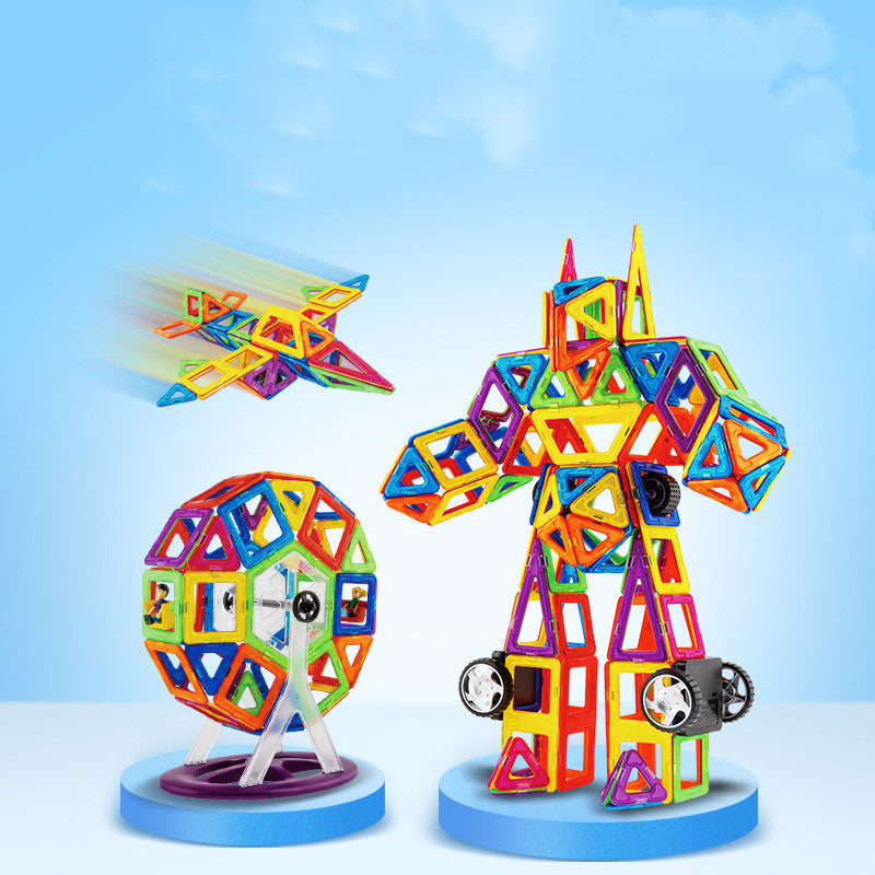 Magnetic Building Blocks Set 33-275pcs with Letters, Numbers, Wheels & Gears for Kids