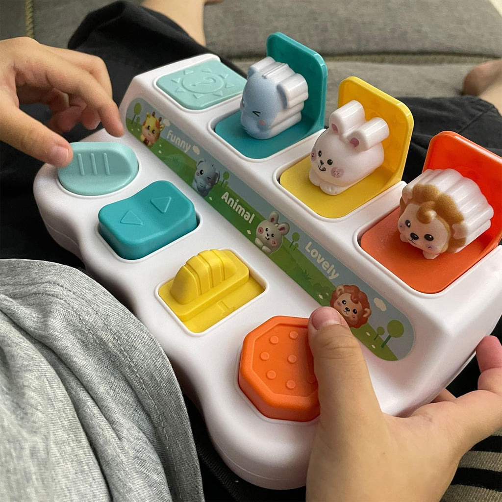 Montessori Pop-Up Animal Toy Box