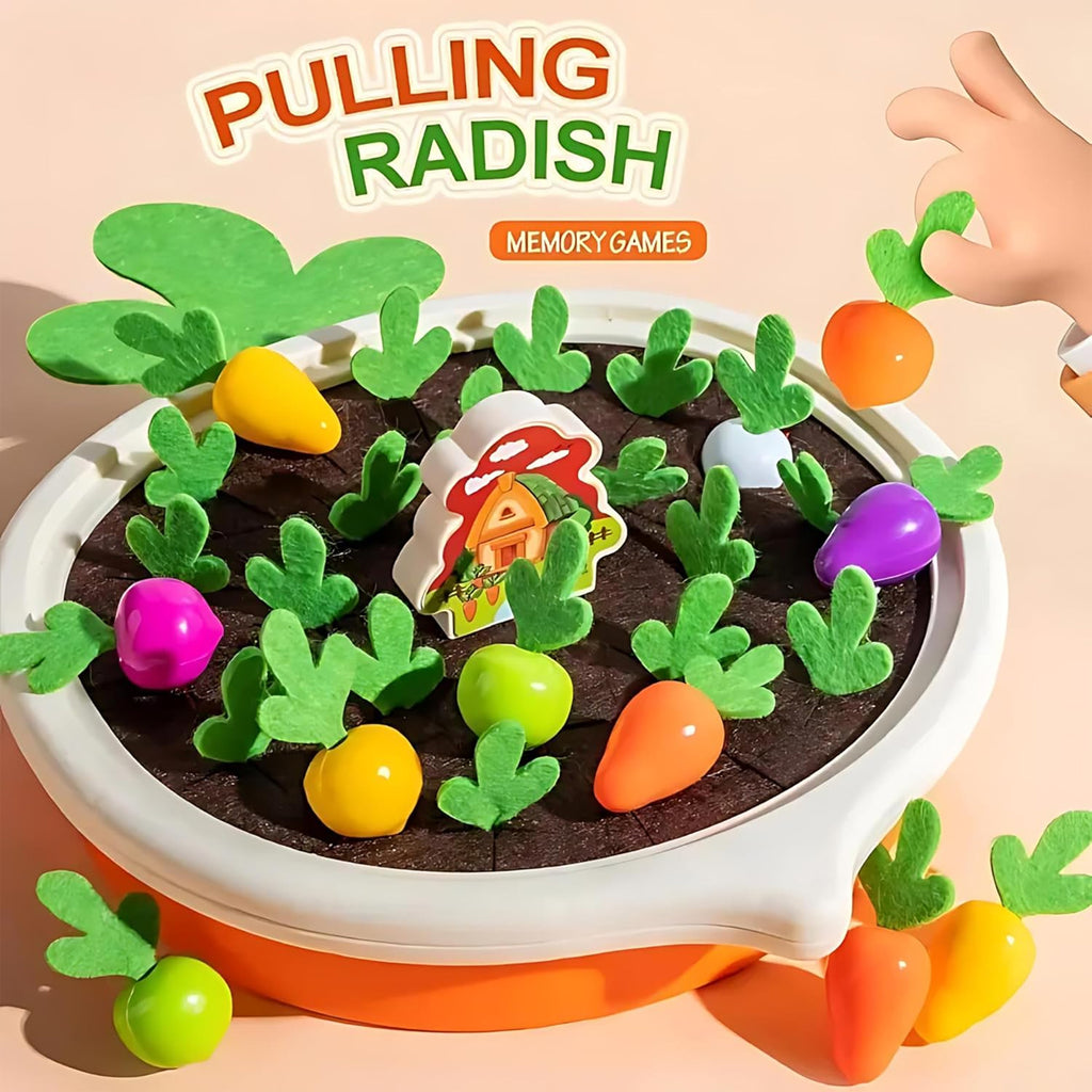 Montessori Carrot Harvest Toy