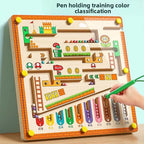 Magnetic Color & Number Maze