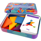 Tangram Puzzle Box with Cards