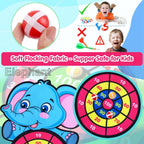 Cartoon Animal Sticky Ball Dart Board Game Set