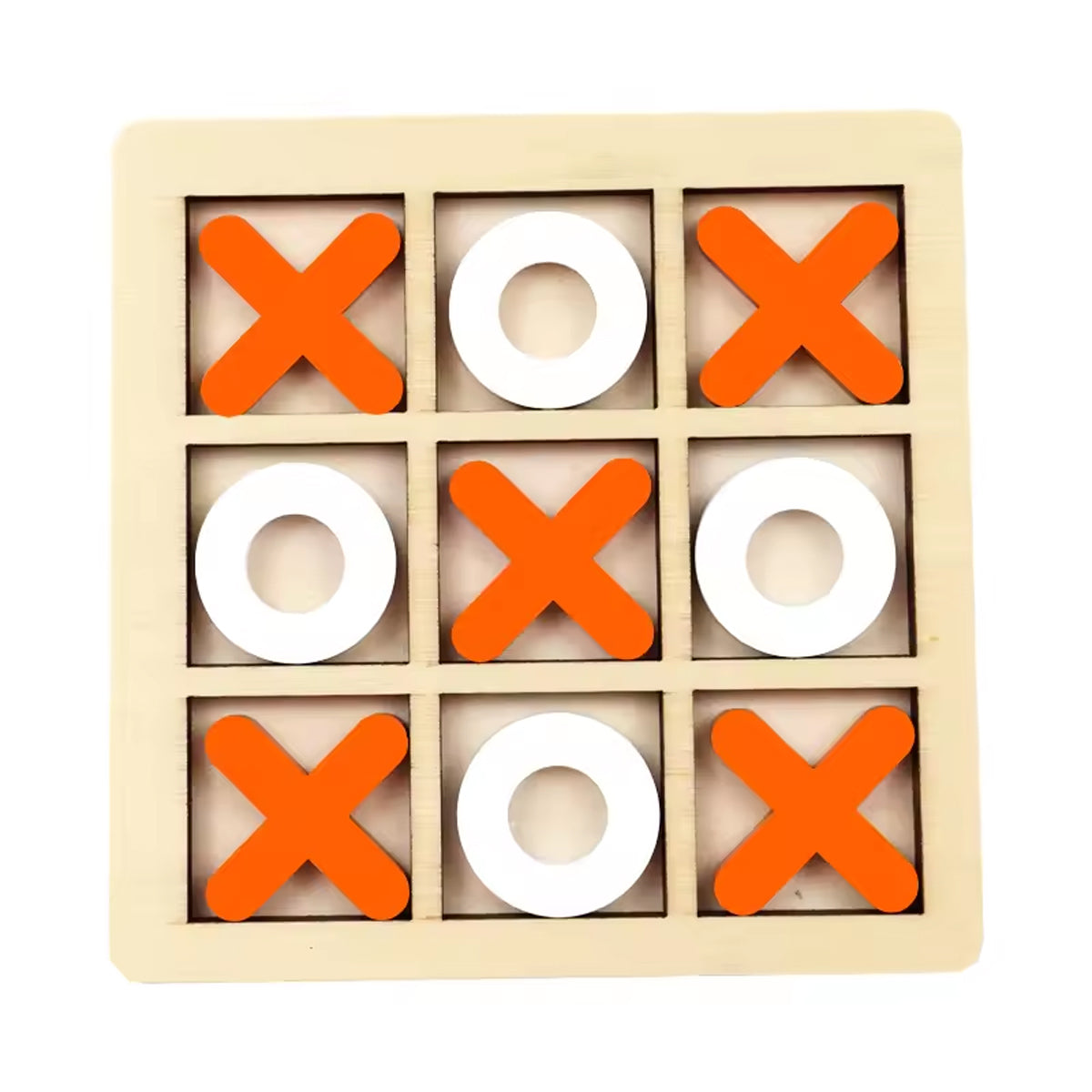 Wooden Tic Tac Toe Game Board