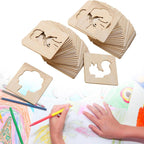 Wooden Drawing Stencils for Kids