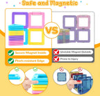 Magnetic Building Blocks Tile Set for Kids – ABS STEM Construction Toy 70/76/86 Pcs, Ages 3+