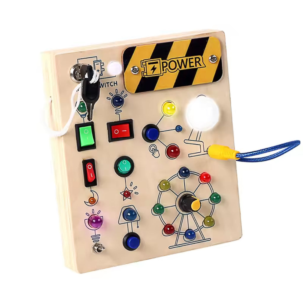 Montessori Wooden Switch Busy Board