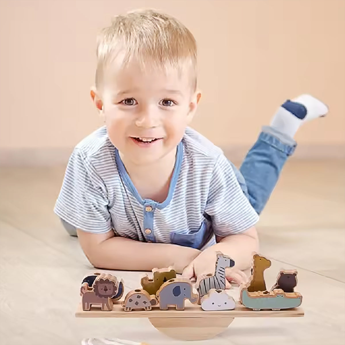 Montessori Wooden Threading Board Toy