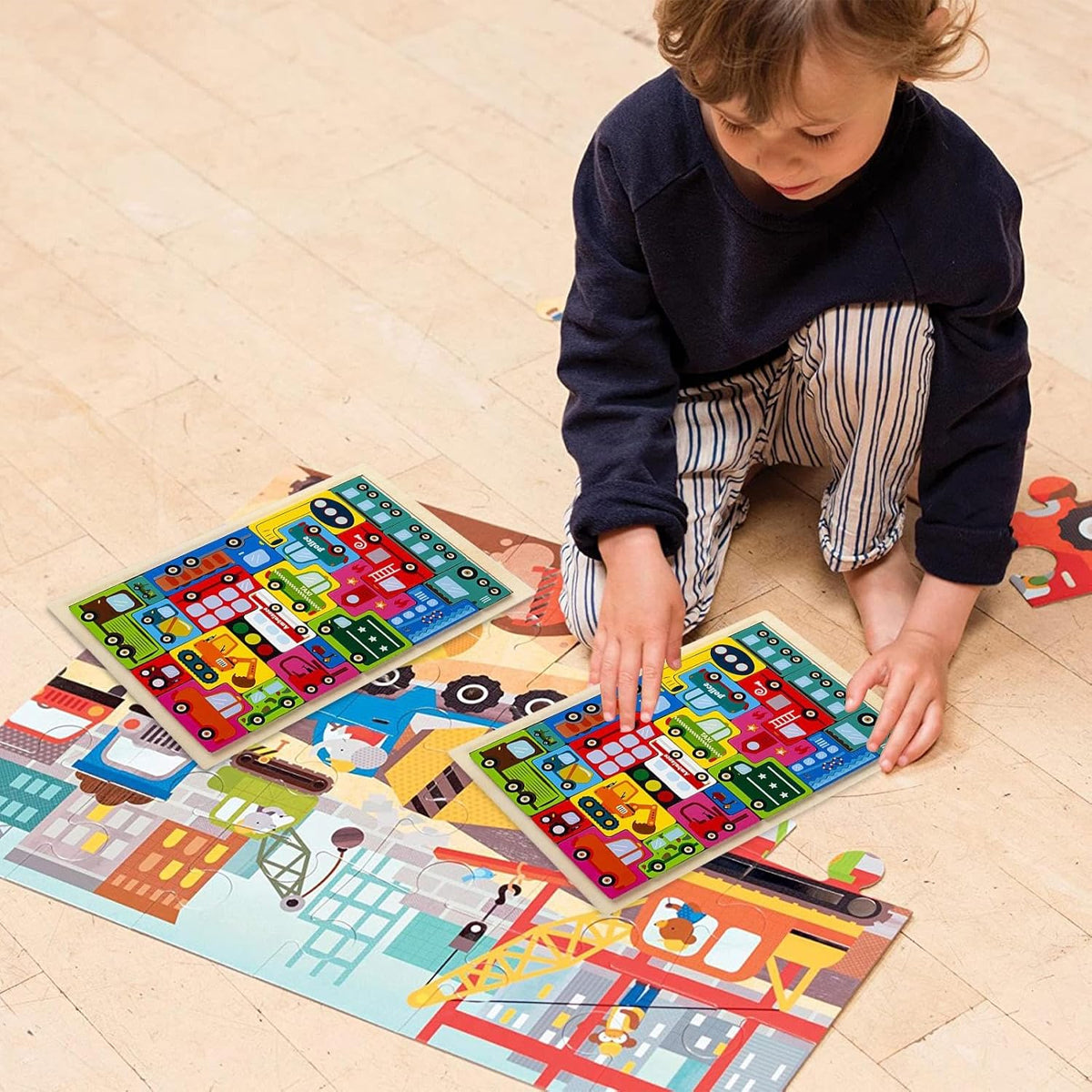 Wooden Tangram Puzzle Set