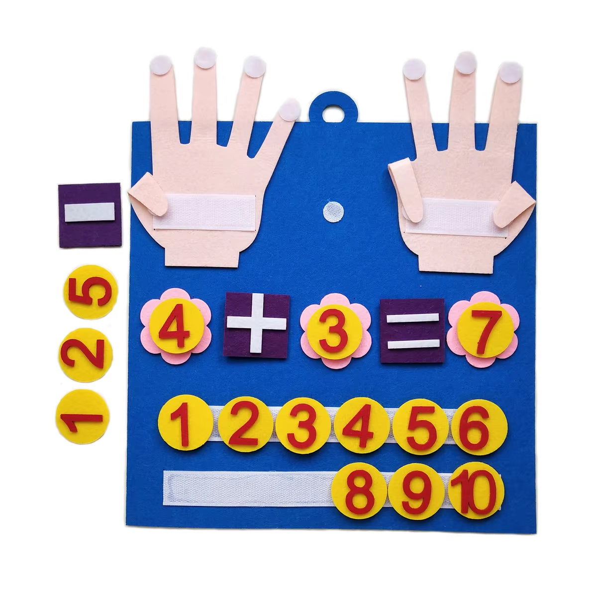 Felt Finger Numbers Math Toy