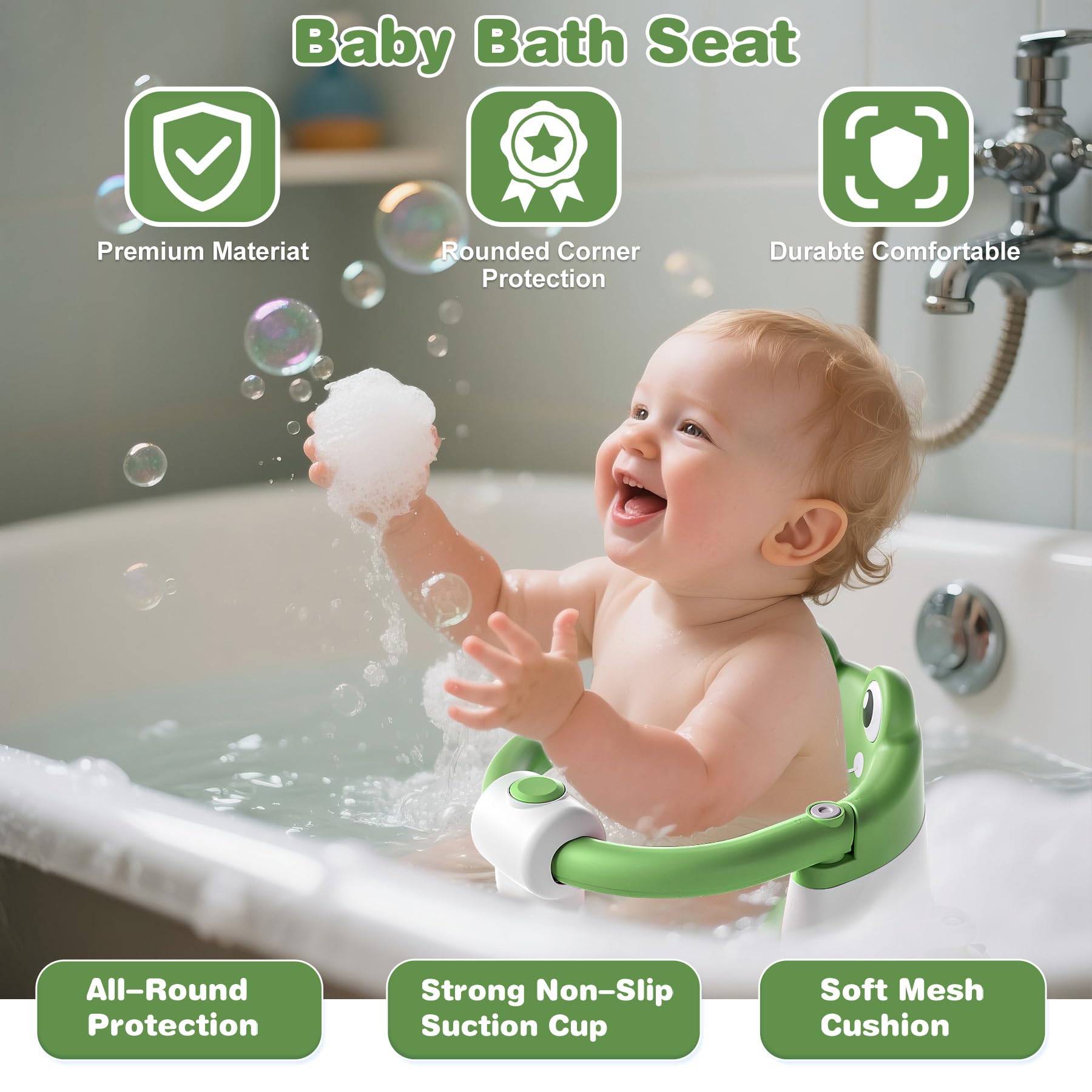 Non-Slip Baby Bath Seat for Babies