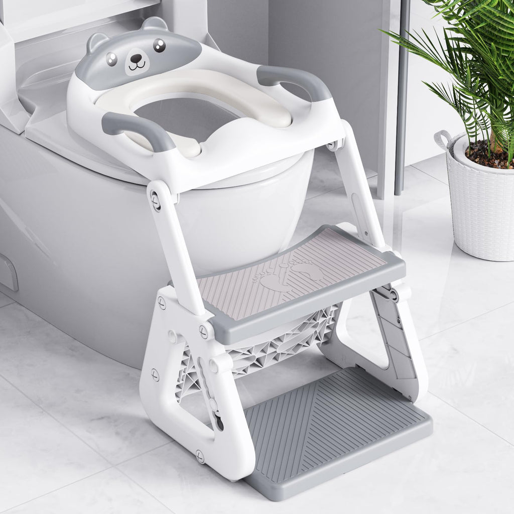 Potty Training Seat with Step Stool Ladder for Toddlers