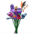 12-Style Flower Building Block Set For Home Decor